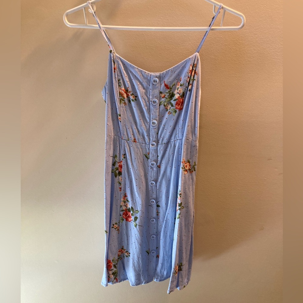 Forever 21 Blue Floral Mini Dress